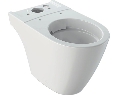 WC für WC-Kombination GEBERIT iCon Tiefspüler ohne Spülrand weiß ohne WC-Sitz und Spülkasten 200460000