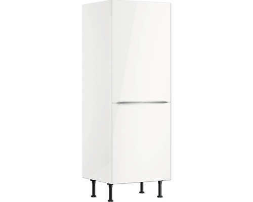 Kühlumbauschrank für 88er Einbaukühlschrank Optifit Arvid986 BxTxH 60 x 58,4 x 176,6 cm Frontfarbe weiß glänzend Korpusfarbe weiß-0