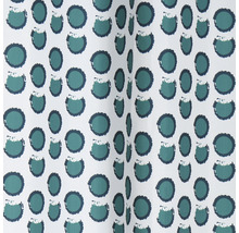 Duschvorhang spirella Deep Forrest Textil 180 x 200 cm weiß/blau/grün-thumb-6