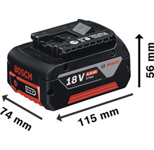 Akkupack 6 x 18V GBA 18V Bosch Professional 4 Ah-thumb-2