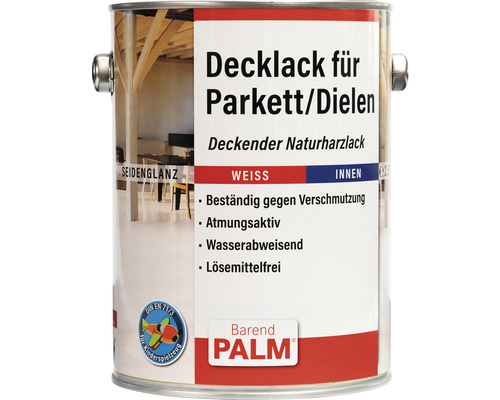 Barend Palm Decklack f. Parkett & Dielen weiß 2,5 l-0