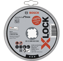 X-LOCK Trennscheibe Bosch Standard for Inox-Set Ø125mm, 10 Stück-thumb-2