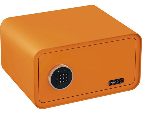 Möbeltresor Basi mySafe 430 orange mit Elektronikschloss