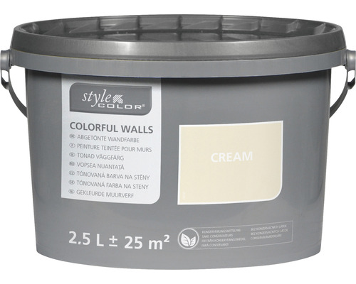 StyleColor COLORFUL WALLS Wand- und Deckenfarbe cream 2,5 L-0