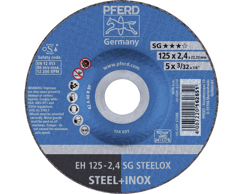 Trennscheibe PFERD EH SG STEELOX Stahl/Inox Ø 125x22,23 mm-0