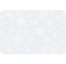 Tischset Snowflakes weiß/transparent 30 x 45 cm Mindestabnahme 4 Stk.-thumb-0