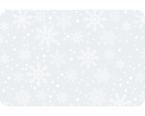 Tischset Snowflakes weiß/transparent 30 x 45 cm Mindestabnahme 4 Stk.-0