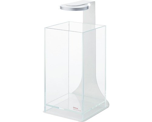 Wabi-Kusa Set, Nano Terrarium, Aquarium Chihiros Glass Air mit Ständer+Magnetic Light 10W LED 24x weiß+8x RGB Bluetooth mit Chihiros App steuerbar, Glas rechteckig ca.28 x 15 x 15 cm ca.5,8 l weiß für z.B. fleischfressende, Mini- und Aquariumpflanzen-0