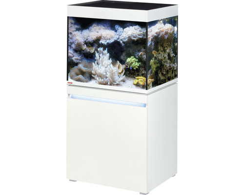 Aquariumkombination EHEIM incpiria 230 marine mit LED-Beleuchtung, Förderpumpe und beleuchtbaren Unterschrank alpin-0