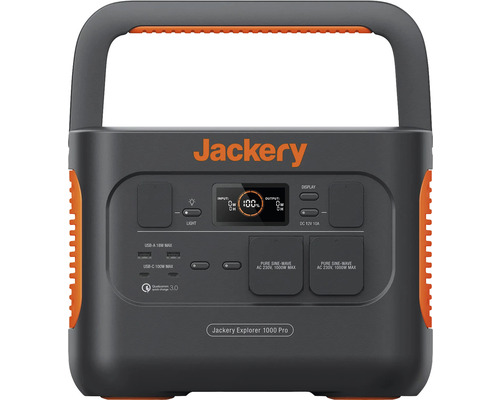 Jackery Explorer 1000 Pro Powerstation mit 1002 Wh Lithium Akku
