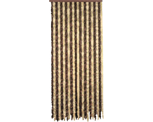 Türvorhang Flausch braun-beige 60x180 cm