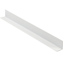 Aluminium L-Profil weiß glänzend 12x14x2600 mm-thumb-0