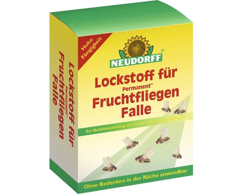 Lockstoff Neudorff Permanent für Fruchtfliegenfalle 2 x 30 ml Portionsfläschchen