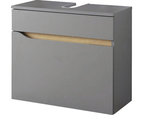 Waschtischunterschrank Pelipal Quickset 357 BxHxT 60 x 53 cm x 33 cm Frontfarbe grau matt 357.016015-0