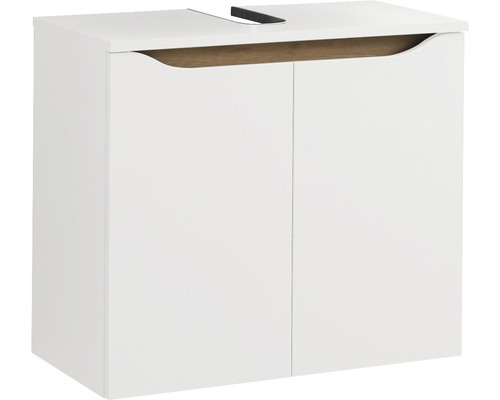 Waschtischunterschrank Pelipal Quickset 857 BxHxT 60 x 53 cm x 33 cm Frontfarbe weiß glänzend