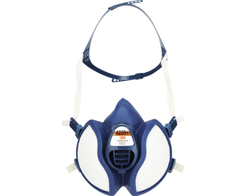 Atemschutzmaske für Farbspritz-, Farbstreich- und Maschinenschleifarbeiten 3M™ FFA2P3R D, Schutzstufe A2P3