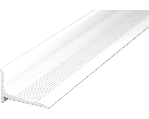 SKANDOR Abschlussprofil Aluminium Weiß lackiert 13x20x1000 mm