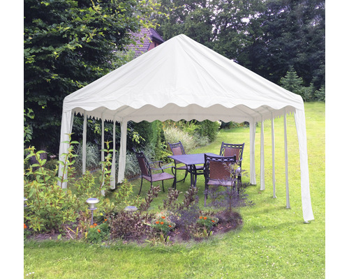 Partyzelt bellavista - Home & Garden® 8 x 4 x 3,05 m rechteckig weiß