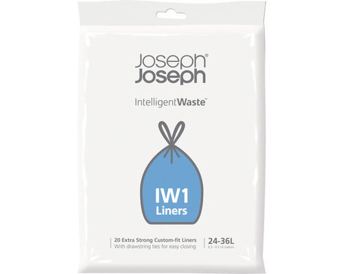 Müllbeutel Joseph & Joseph 24 - 36 Liter grau IW1 30006