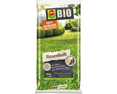 Rasen- und Gartenkalk Compo BIO 10 kg 200 m² mineralischer Bodenhilfsstoff