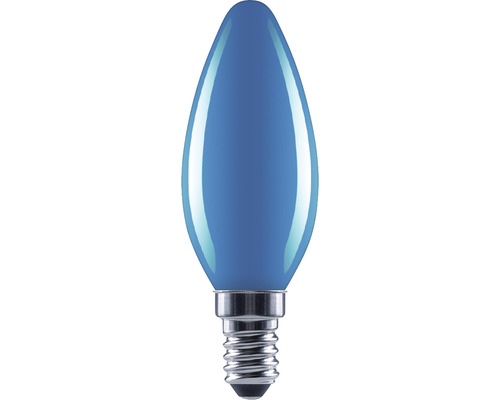 FLAIR LED Kerzenlampe C35 E14/2W blau