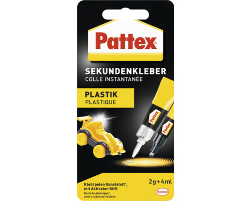 Pattex Plastix Flüssig Sekundenkleber 2 g + 4 ml Aktivatorstift-0