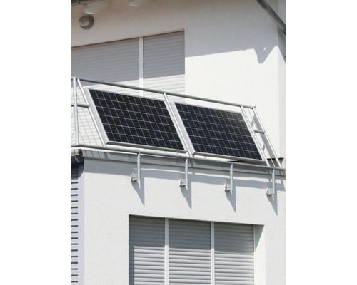 ABSAAR Solar Balkonkraftwerk 600 W mit integriertem Wechselrichter ohne Anschlusskabel und Befestigungsmaterial