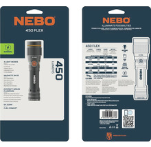 LED Taschenlampe NEBO Flex 450 aluminium 250lm wiederaufladbar-thumb-4