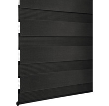 Doppelrollo mit Seitenverspannung schwarz 100x150 cm-thumb-3