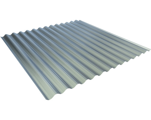 PVC Wellplatte Sinus 76/18 PRISMA Wabenstruktur anthrazit 2500 x 900 x 2,5 mm