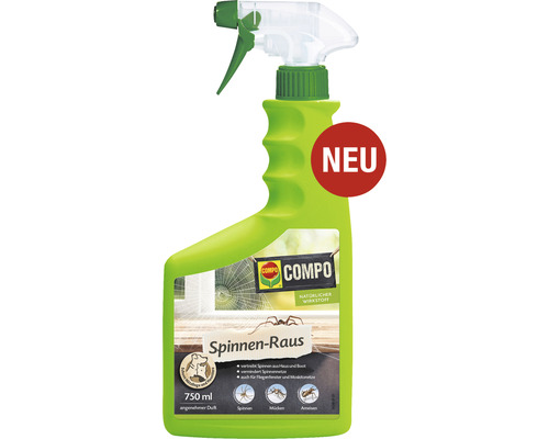 Spinnen-Raus Compo 750 ml natürlicher Wirkstoff Unbedenklich für Nützlinge und Haustiere-0