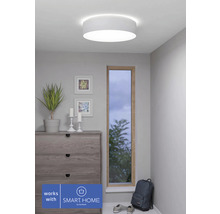 LED Smart Light Deckenleuchte zigbee Bluetooth 35W 3500 lm CCT einstellbare weißtöne + RGB Farbwechsel HxØ 150x570 mm weiß-thumb-0