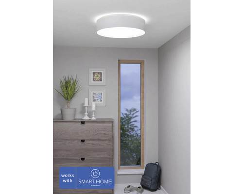 LED Smart Light Deckenleuchte zigbee Bluetooth 35W 3500 lm CCT einstellbare weißtöne + RGB Farbwechsel HxØ 150x570 mm weiß-0