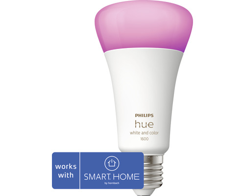 Philips hue Lampen White & Color Ambiance dimmbar matt A67 E27/15W(100W) 1600 lm RGBW 2000- 6500 K - Kompatibel mit SMART HOME by hornbach-0