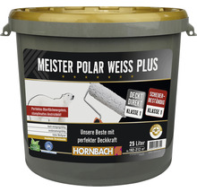 HORNBACH Wandfarbe Meister Polarweiß Plus konservierungsmittelfrei 25 L-thumb-0