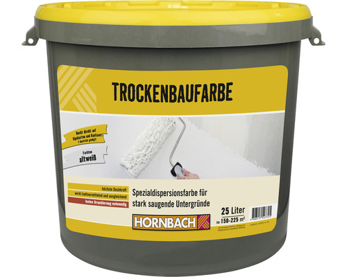Hornbach Trockenbaufarbe altweiß 25 L-0