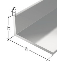 Winkelprofil Aluminium silber 40x20x2 mm, 1 m-thumb-1