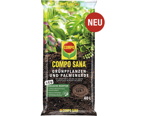 Compo Sana® Grünpflanzen- und Palmenerde 40 L