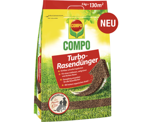 Turbo-Rasendünger Compo 5kg für 130 m²-0
