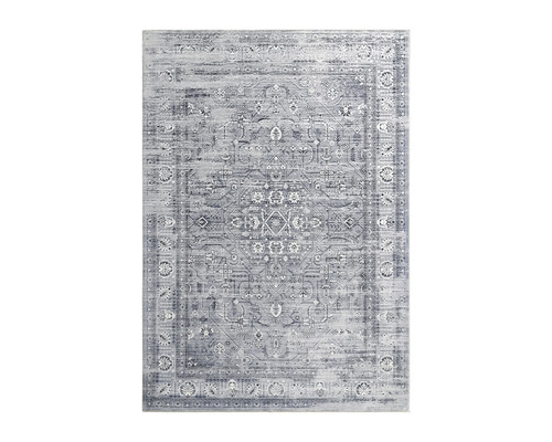 Teppich Flachgewebe Vintage Beauty grau 140x200 cm