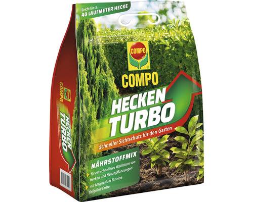 Hecken Turbo mineralischer Dünger für Immergrüne und sommergrüne Gehölze, Nadelgehölze