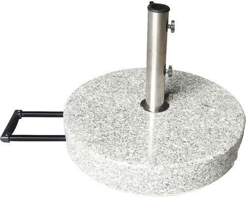 Schirmständer Soluna 50 kg Ø 48 mm Granit grau-0