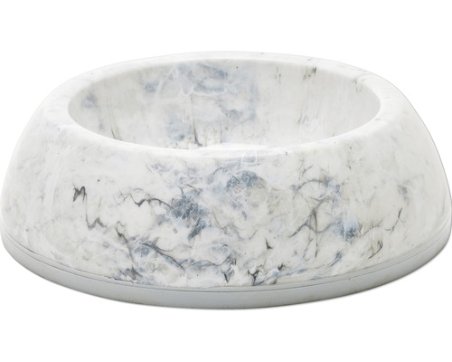 Futternapf Wassernapf Savic Delive 3 Marble rutschfest 1,2l, ca. 18 x 6 cm marmorfarben