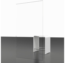 Eckeinstieg mit Schiebetür Schulte Kristall/Trend 90x90 cm Klarglas Profilfarbe aluminium ohne unteres Profil-thumb-3