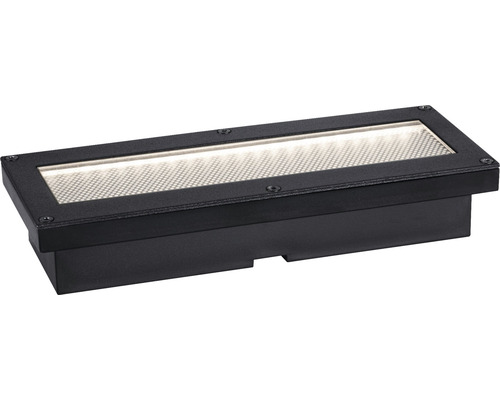Paulmann Solar LED Bodeneinbauleuchte Kunststoff IP67 0,12 lm 3000 K warmweiß 200x80 mm schwarz