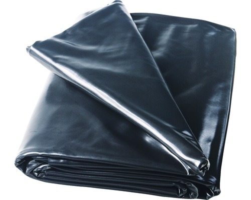PVC-Teichfolie 0,5 mm, 2 x 3 m, schwarz