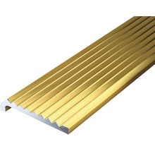 Abschlussprofil Aluminium gold 23x6,3x2 mm, 1 m-thumb-0