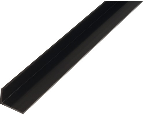 Winkelprofil PVC schwarz 40x10x2 mm, 2 m