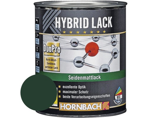 HORNBACH Buntlack Hybridlack Möbellack seidenmatt RAL 6005 moosgrün 750 ml