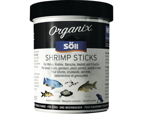 Futtersticks Söll Organix Shrimp Sticks 490 ml